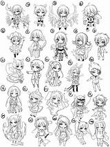 Chibi Anime Coloring Pages Sketch Deviantart Drawing Printable Batch Drawings Cute Girl Lollipop Manga Visit Character Elegant Entitlementtrap sketch template