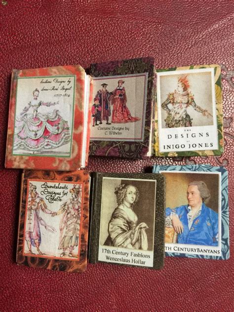 six of tara s free miniature costume book printies made up