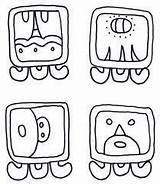 Mayan Coloring Templates Early Symbols Maya Teaching Pages Mesoamerican Childhood Spanish Cultural Projects 6th Studies Native Grade Social Crafts American sketch template