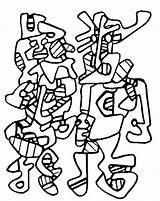 Dubuffet Colorir Kandinsky Colorare Nuptiale Picasso Coloriages Cuadros Quadri Matisse Henri Keith Haring Wassily Morningkids Imagens Celebres Tableaux Exercícios Nemo sketch template