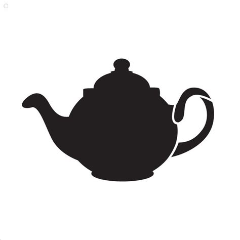 teapot art stencil