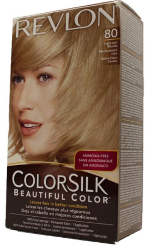 Revlon Colorsilk Hair Color Light Ash Blonde 80 1 Ea Ebay