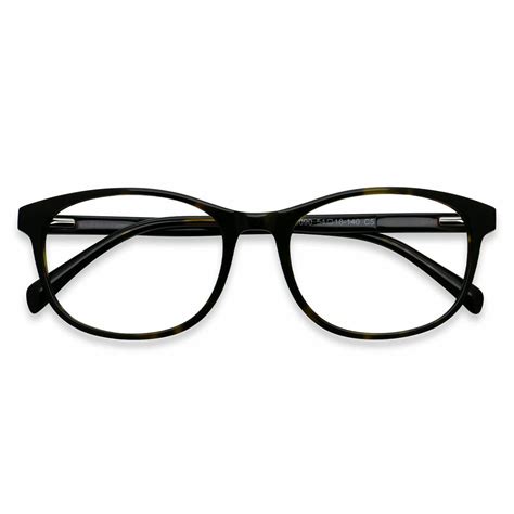 h5090 oval tortoise eyeglasses frames leoptique