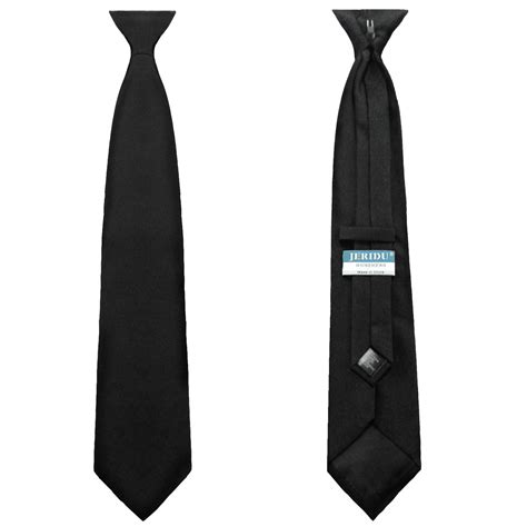 mens black clip  tie business tie shop mens ties  ties