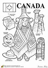 Hugolescargot Trajes Mundo Actividades Tipicos Quebec Tradicionales Gratuit Danzas Culturas sketch template