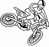 Motocross Motorcycles Ktm Colorier Simpliste Trick Greatestcoloringbook Imprimé Raskrasil sketch template