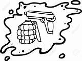 Blood Splatter Cartoon Weapons Outline Inside Drawing Getdrawings Stock Alamy sketch template