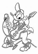 Coloring Musician Pages Donald Printable Kids 4kids источник раскраски sketch template