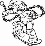 Ninja Coloring Turtle Pages Donatello Raphael Getcolorings sketch template