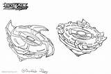 Beyblade Burst Coloring Pages Beyblades Printable Two Kids Color Adults Print Drawing Bettercoloring sketch template