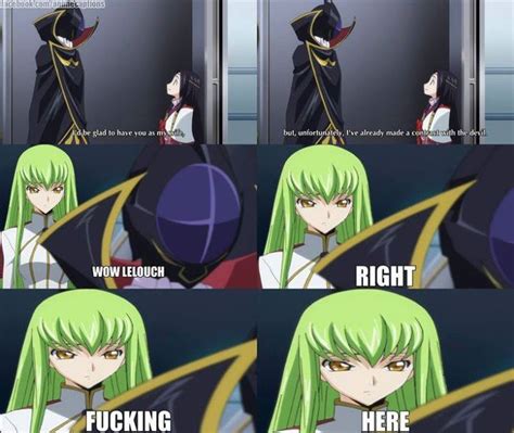 Code Geass Meme Funny Anime Manga Code Geass Anime