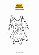 Pokemon Supercolored Glaziola sketch template