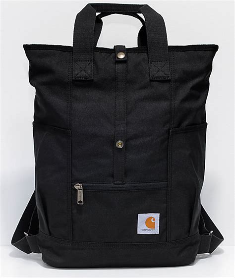 carhartt black hybrid tote backpack zumiez
