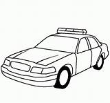 Coloring Police Pages Car Kids Popular sketch template