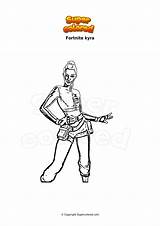 Kyra Supercolored Aerobic Assassin Coloriages sketch template