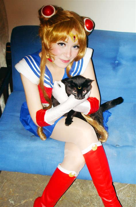 Sailor Moon And Luna Cosplay By Sailormappy On Deviantart