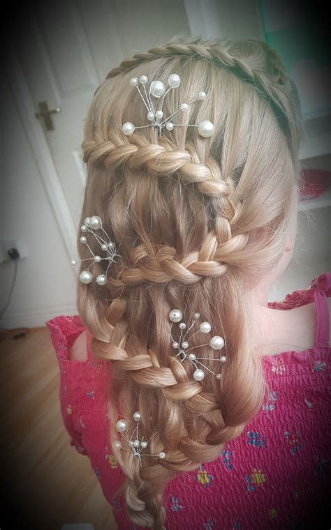flowergirl hair flower girl hairstyles braid styles up hairstyles