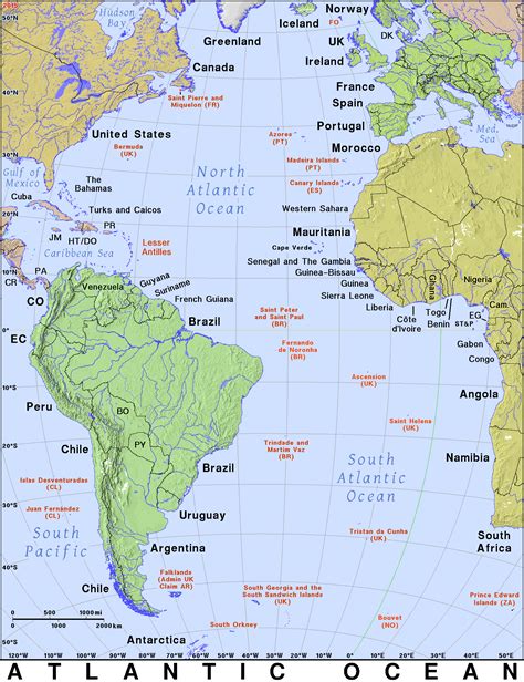 atlantic ocean public domain maps  pat   open source