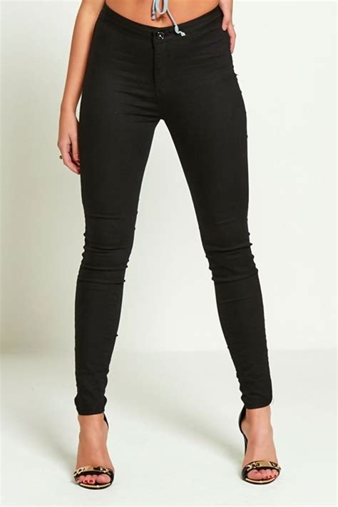 wholesale plus size black high waisted skinny jeans j5fashion