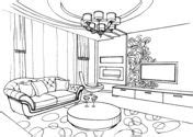 living room  ornament coloring page  images interiery