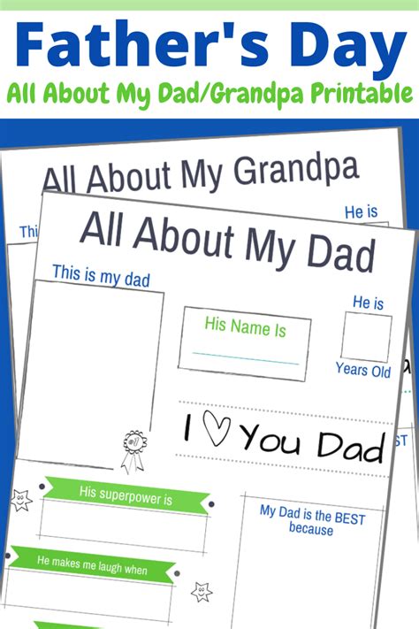 fathers day printable    dadgrandpa fathers day