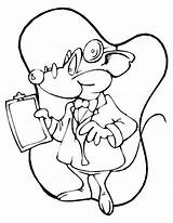 Doctor Coloring Mouse Pages Large Edupics Printable sketch template