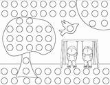 Dot Pages Coloring Do Polka Getcolorings Kindergarten Printable Spring Getdrawings Colorings sketch template
