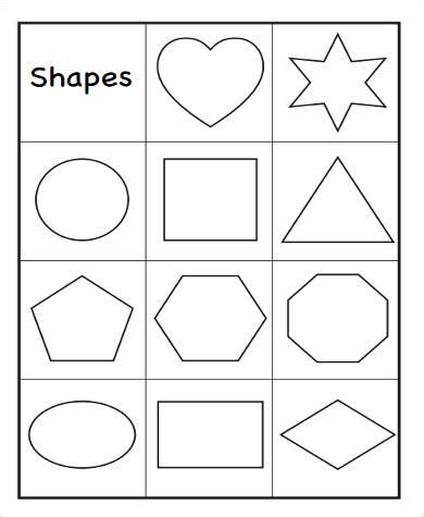 printable shapes  preschoolers   luscious ruby website