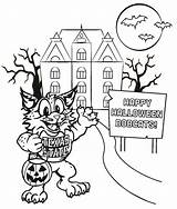 Texas State Bobcats Halloween Coloring Alumni Bobcat Association Sheet sketch template