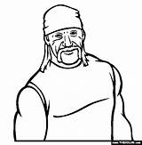 Wwe Coloring Pages Hogan Hulk Color Drawing Online Printable Wrestling Kids People Kane Thecolor Sheets Drawings Famous Wee Print Now sketch template