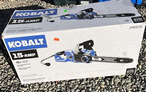 Kobalt 15amp Electric Corded Chainsaw 18” Bar Not Included Possible Oil