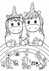 Coloring Pages Cute Unicorn Kids Animal Choose Board Printable sketch template