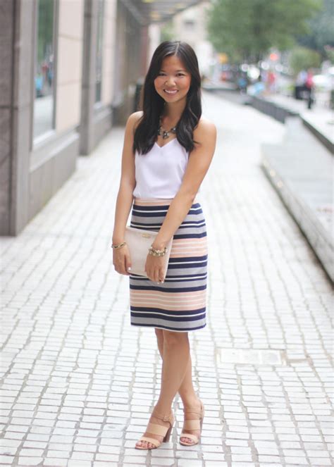 striped skirt skirt  rules nyc style blogger