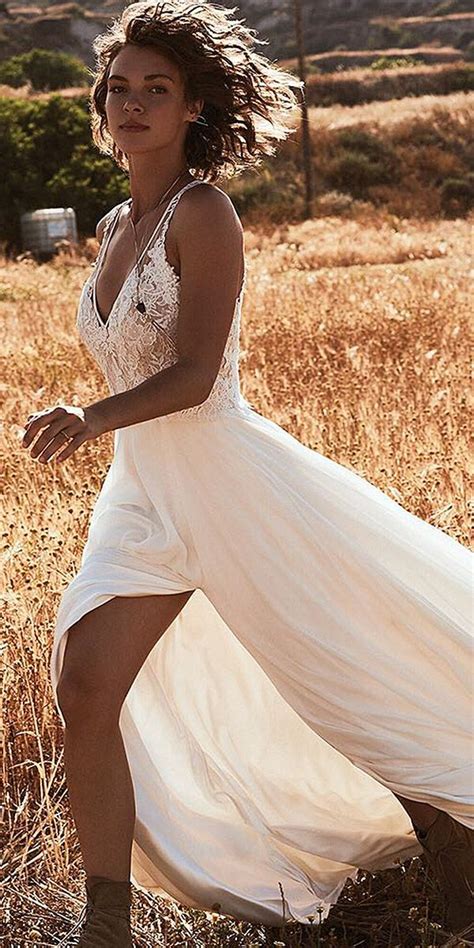 21 fantastic lace beach wedding dresses with images lace beach