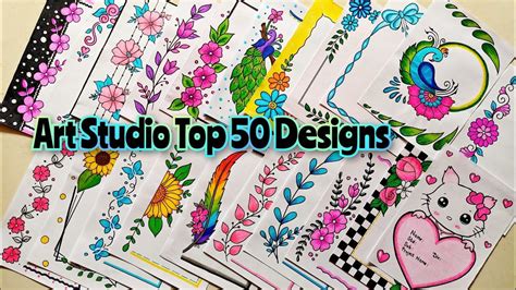 art studio top  border designsproject work designssidecorner