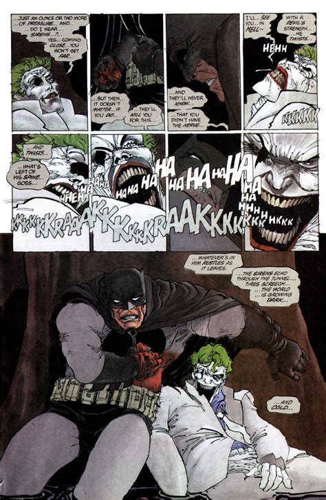 The Joker Dies In The Dark Knight Returns Deffinition