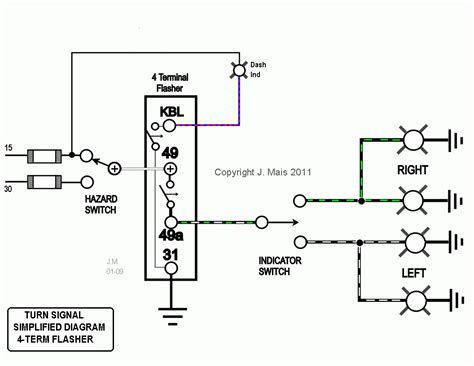 flashers  hazards  pin flasher relay wiring diagram cadicians blog