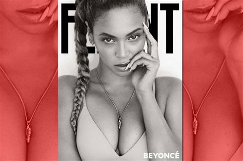 beyonce stuns wearing a nude bikini as she poses for a scorching magazine cover daily record