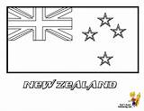 Zealand Coloring Designlooter Flag Flags Games sketch template