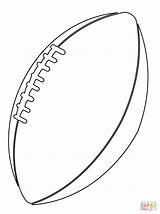 Football Coloring Ball Pages American Outline Printable Giants Field Print York Nfl Color Sheets Clipart Clipartmag Silhouette Drawing Crafts sketch template