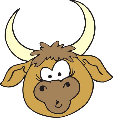 kepala banteng tanduk gambar vektor gratis  pixabay