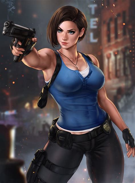 jill valentine re remake by dandonfuga on deviantart in 2020 resident