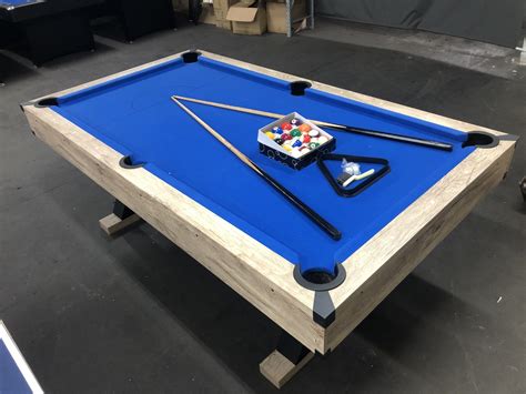 7ft x pro series dining pool table table tennis blue felt