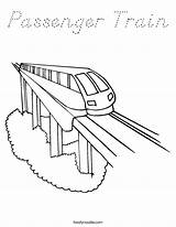 Train Passenger Coloring Built California Usa sketch template