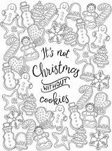 Coloring Pages Christmas Dover Publications Cookies Welcome Book Sheets Printable Colors Doverpublications Noel sketch template