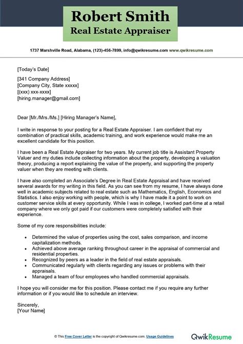 cover letter examples