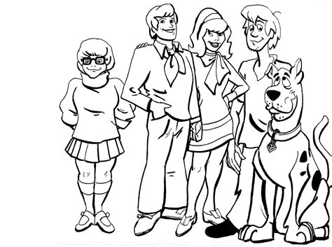 scooby doo coloring pages  educative printable