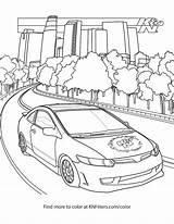 Honda Peterbilt Civic sketch template