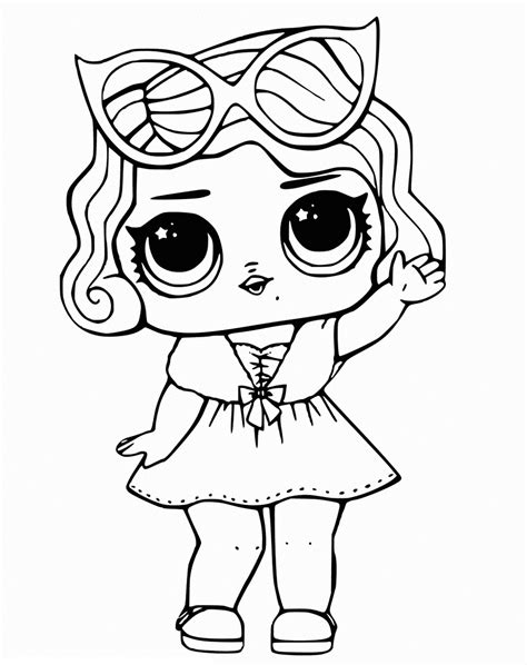 fashion dolls lol surprise omg dolls coloring pages printable