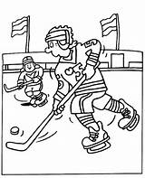 Coloring Hockey Winter Ice Rink Colouring Players Game Pages Topcoloringpages Print Children sketch template